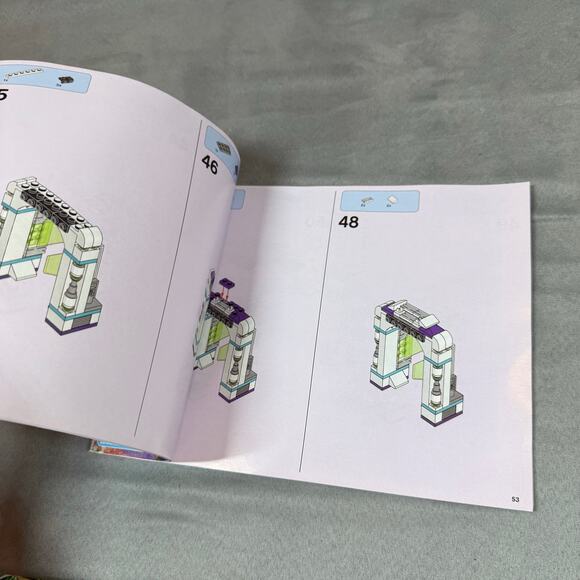 Lego Friends 41130 Instruction Manual Amusement Park Roller Coaster BOOK ONLY - Picture 3 of 6